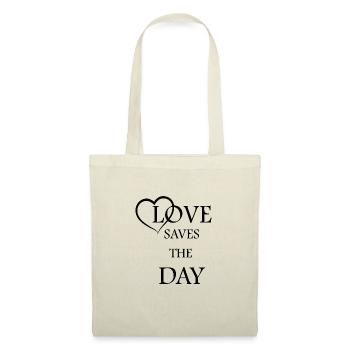 L’amour sauve la situation - Sac en tissu - nature - Devant