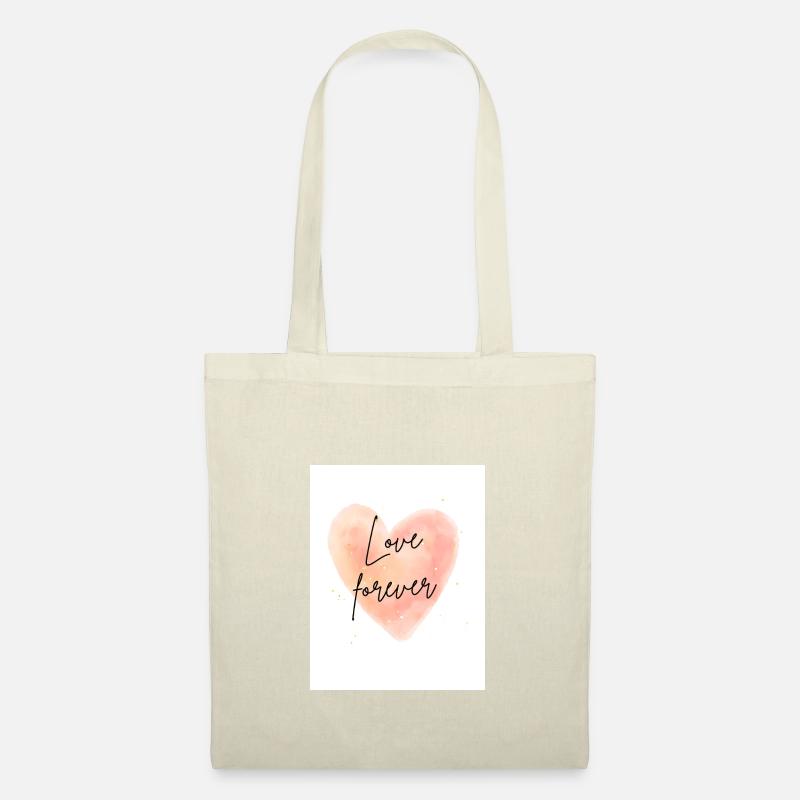Love forever - Stoffbeutel - Natur