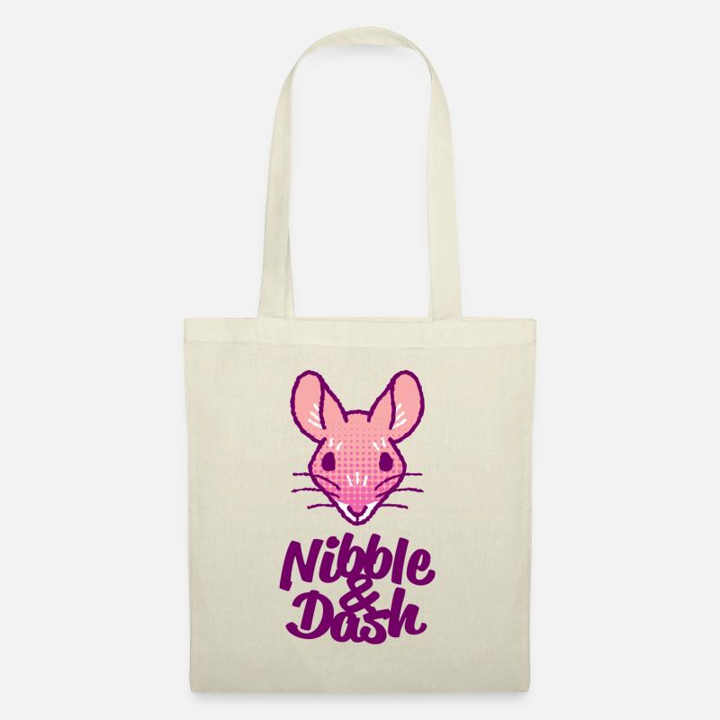 Nibble & Dash - Stoffbeutel - Natur