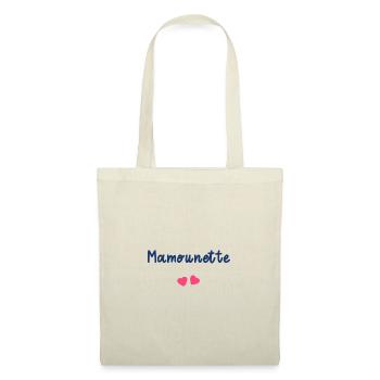 mamounette - Sac en tissu - nature - Devant