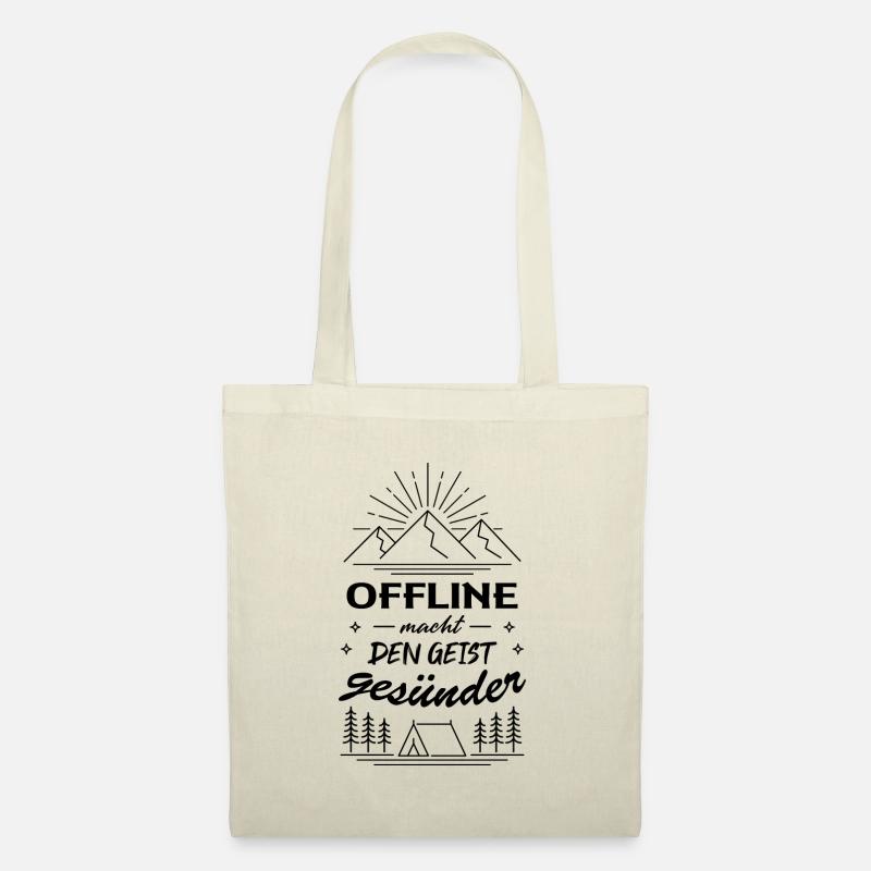 Offline macht den Geist gesünder - Stoffbeutel - Natur