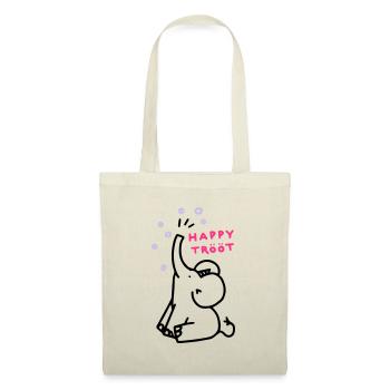 happyTrööt - Tote Bag - nature - Front