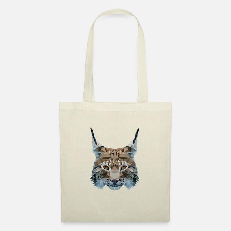 Lynx head polygon - Tote Bag - nature