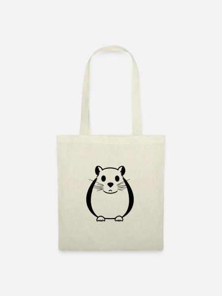 Hamster - Stoffbeutel - Natur