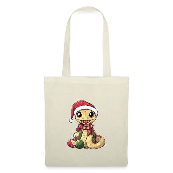 Snake Cobra Christmas - Tote Bag - nature - Front