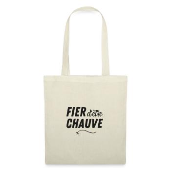 Fier d'être chauve - Sac en tissu - nature - Devant