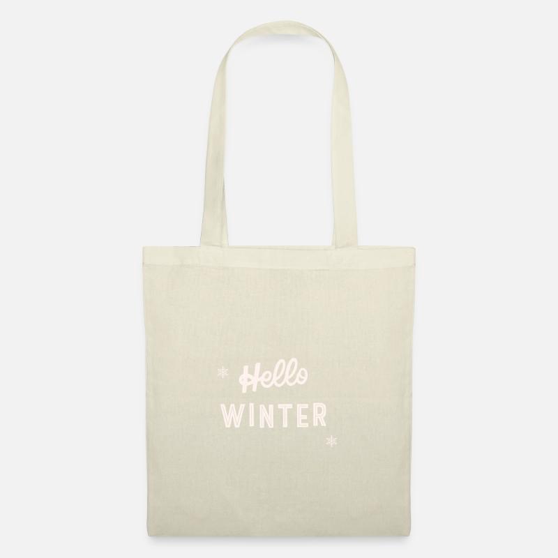 Hallo WINTER - Stoffbeutel - Natur