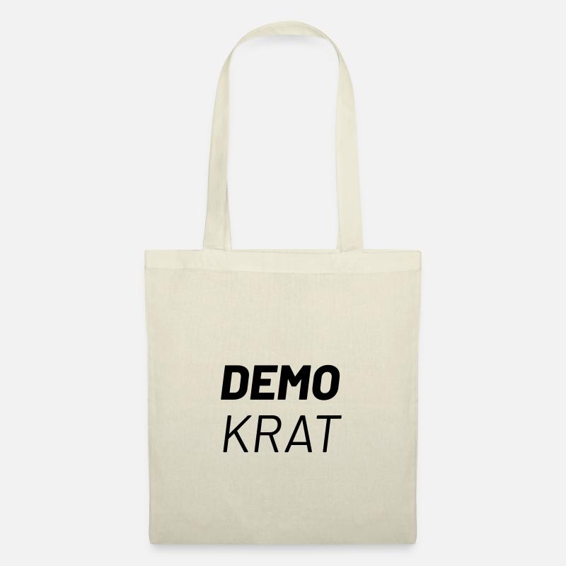 Demokrat/in - Stoffbeutel - Natur