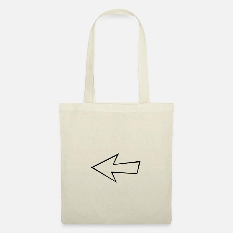 Flèche vide - Sac en tissu - nature