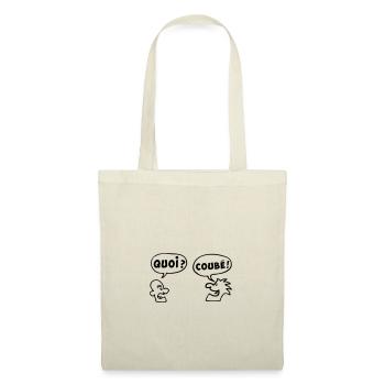 citation drôle - Sac en tissu - nature - Devant