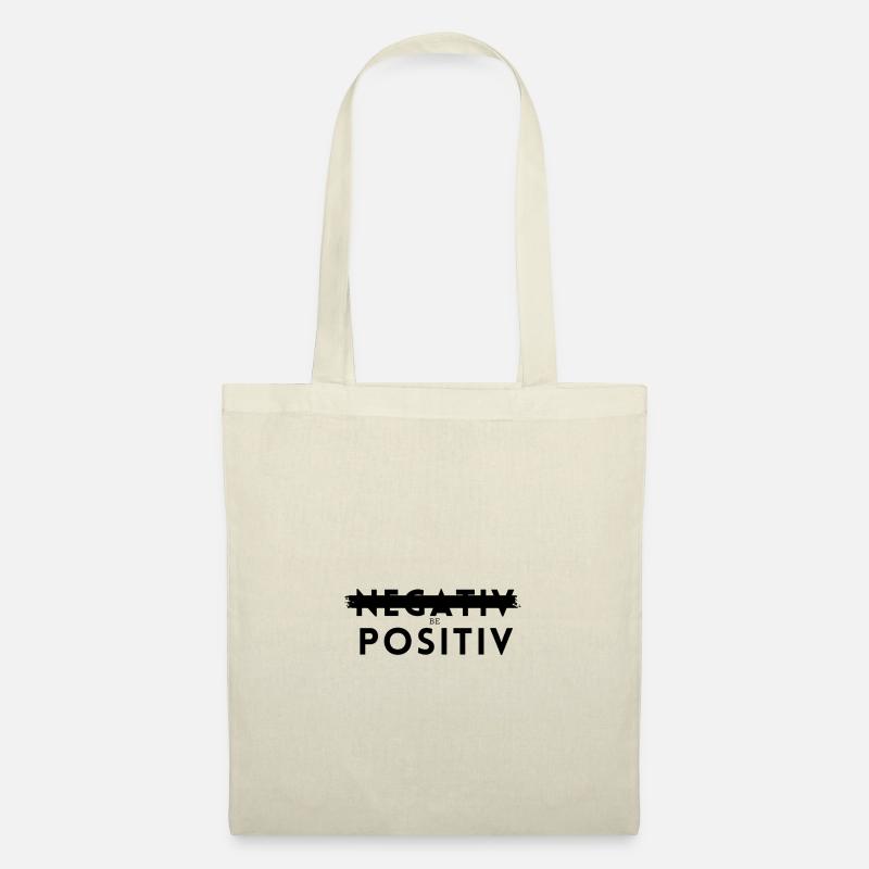 Negativ zu Positiv - Stoffbeutel - Natur
