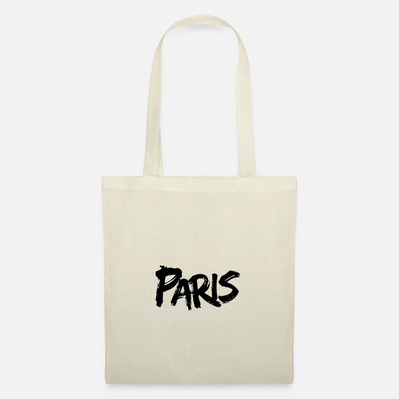 Paris - black version - Tote Bag - nature