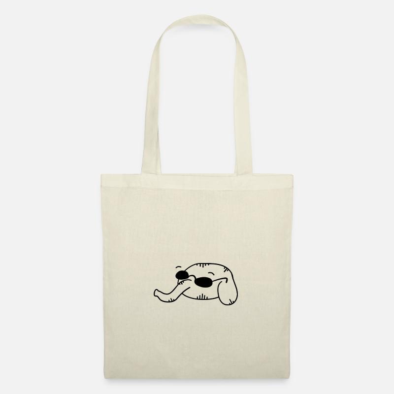 Elefant Sonnenbrille - Stoffbeutel - Natur