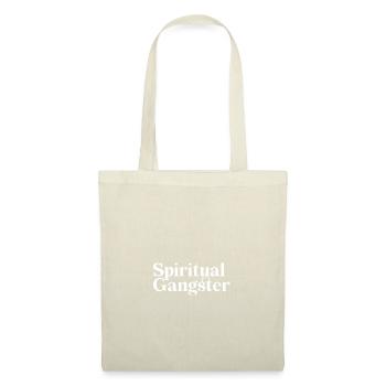 Spiritual Gangster weiß - Stoffbeutel - Natur - Vorne
