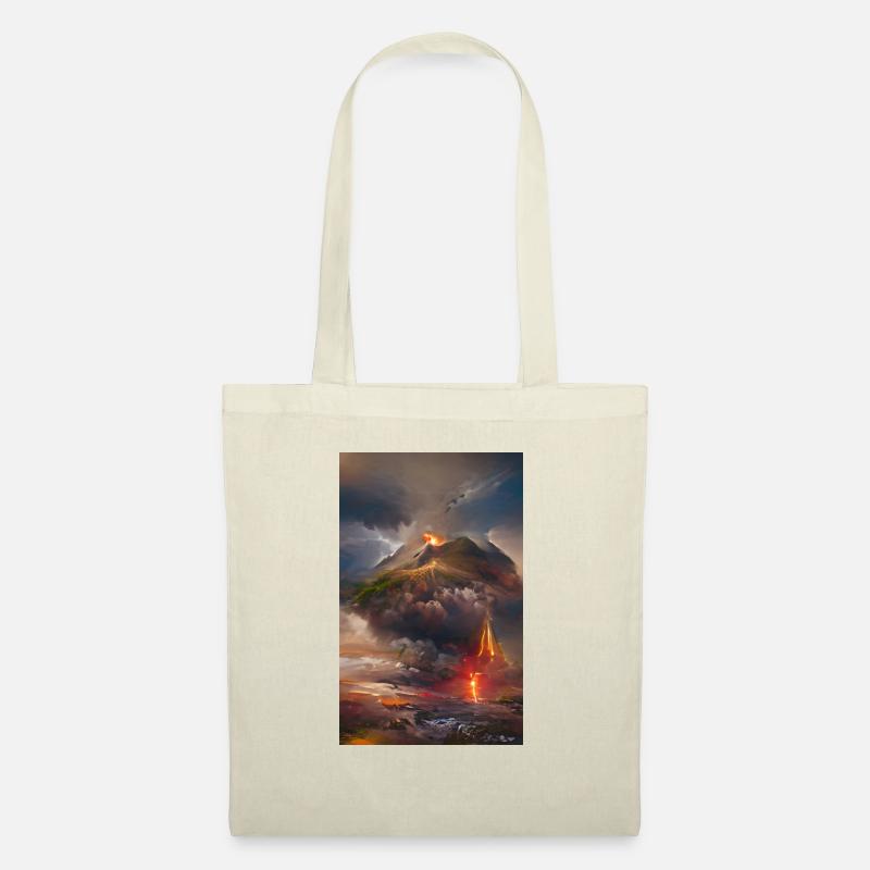 Erupting vulcano - Stoffbeutel - Natur
