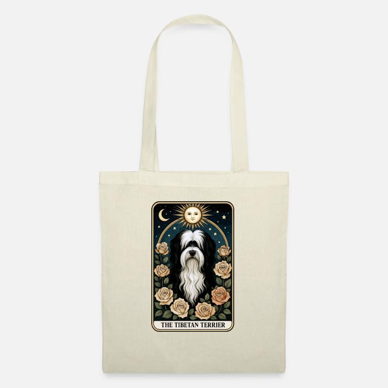 Tibet Terrier - Stoffbeutel - Natur
