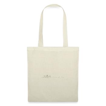 Line Art paper ship on water - Tote Bag - nature - Front