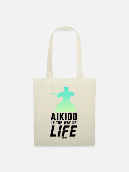 Aikido Schwertkampf Japan - Stoffbeutel - Natur