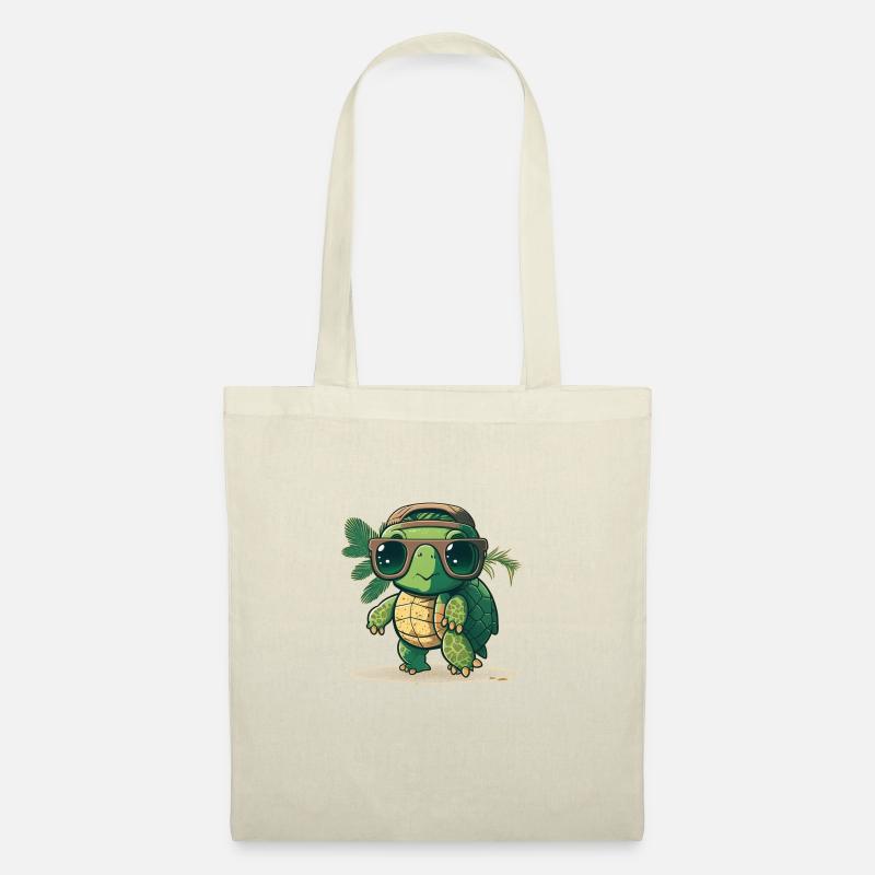 Cute Turtle1 - Stoffbeutel - Natur