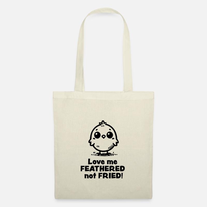 Feathered not Fried - Stoffbeutel - Natur