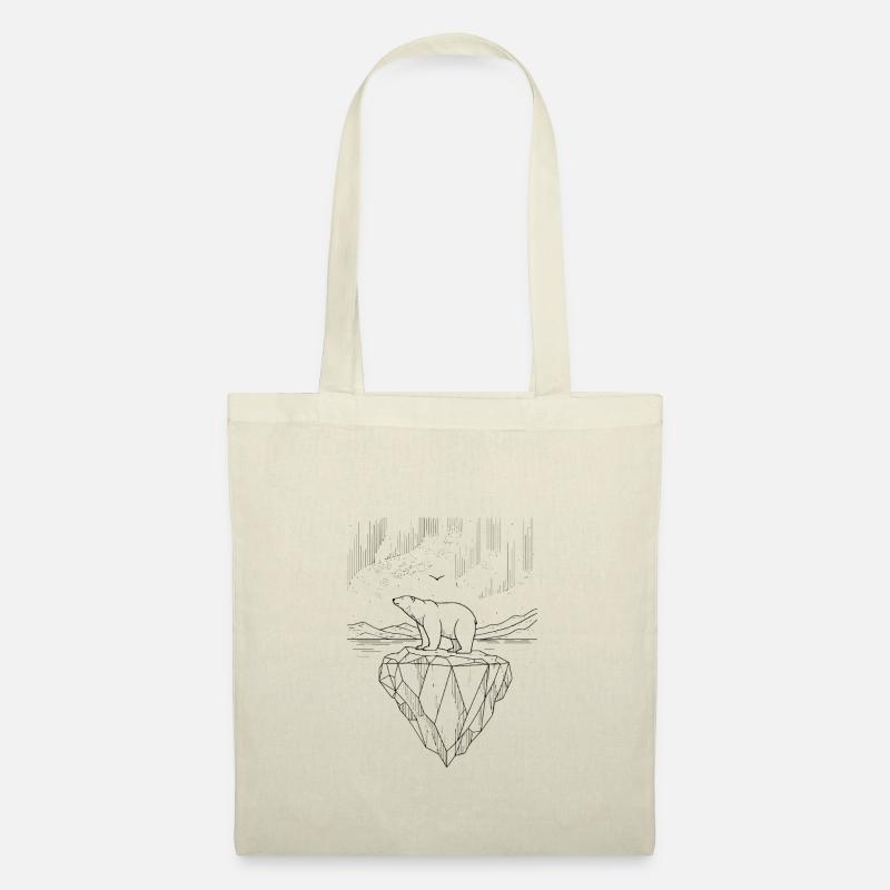 Grönland - Eisberg mit Eisbär - Tote Bag - nature