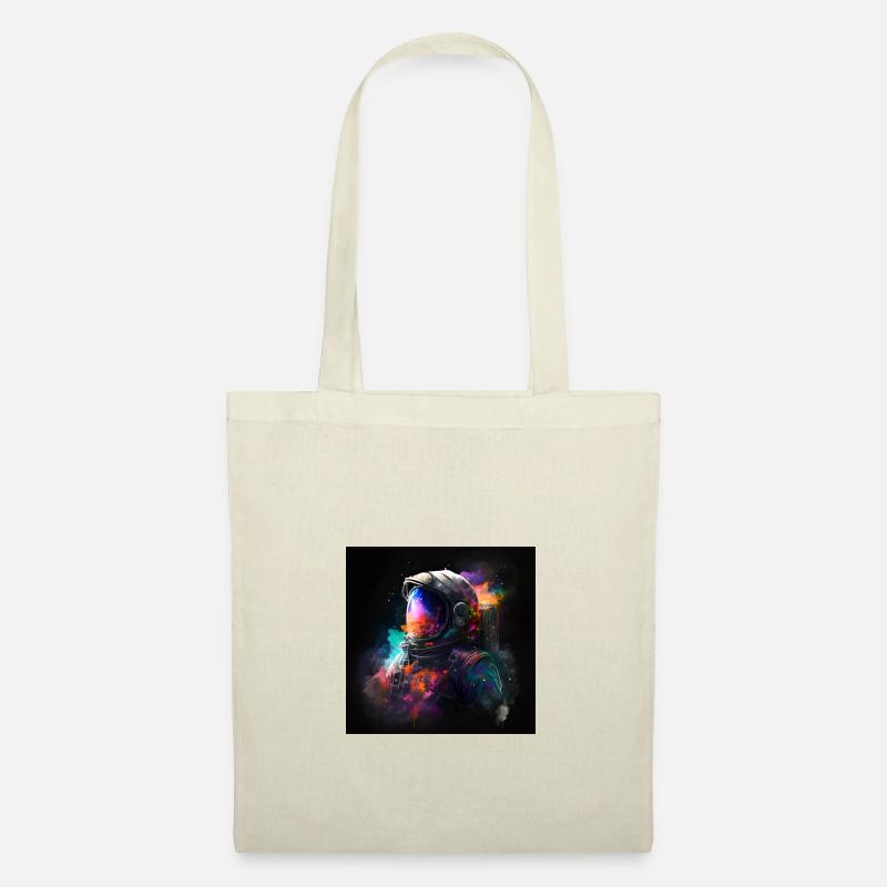 Astronaut in Space - Stoffbeutel - Natur