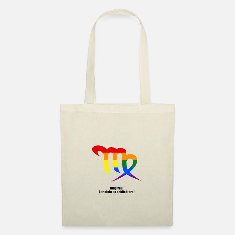 Sternzeichen Jungfrau Pride Design - Stoffbeutel - Natur