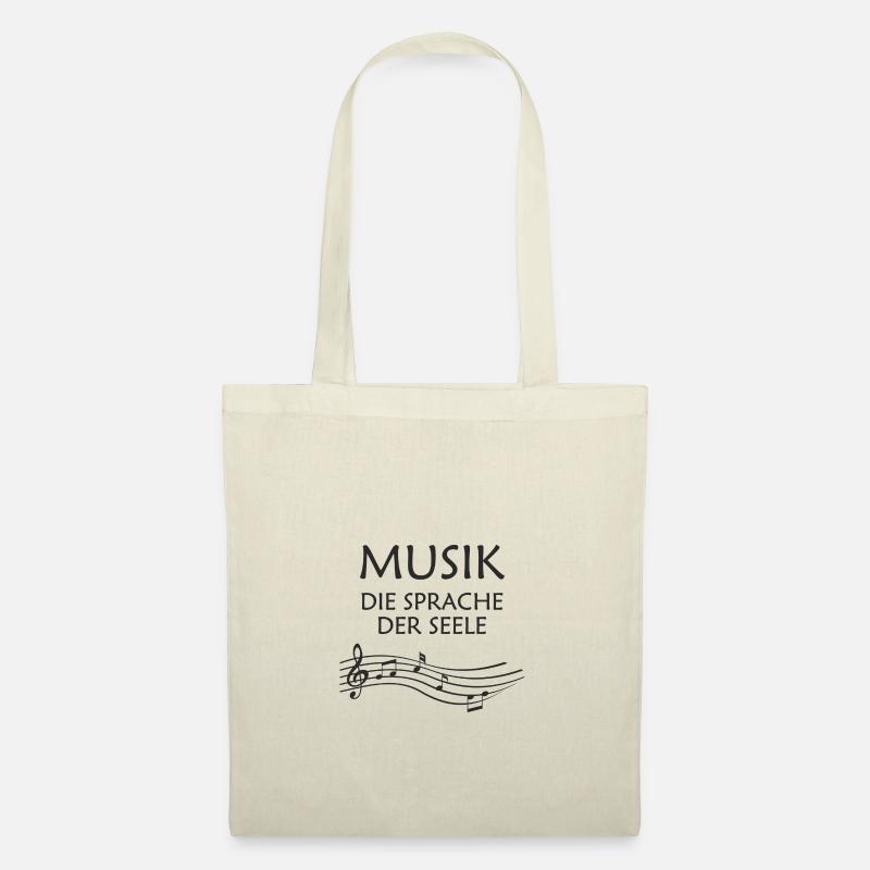 Musik die Sprache der Seele - Stoffbeutel - Natur