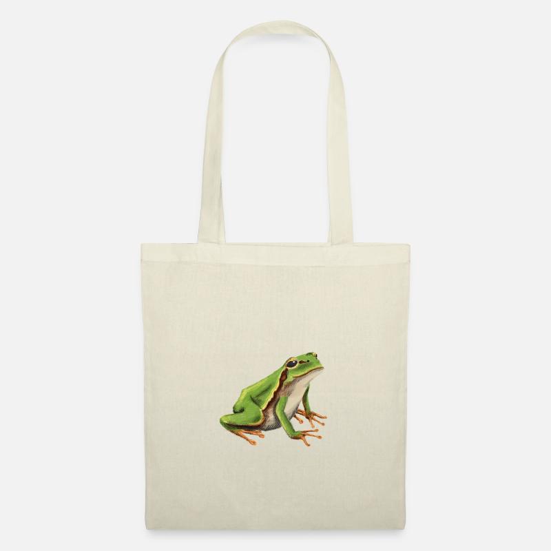 Kleiner Laubfrosch - Stoffbeutel - Natur