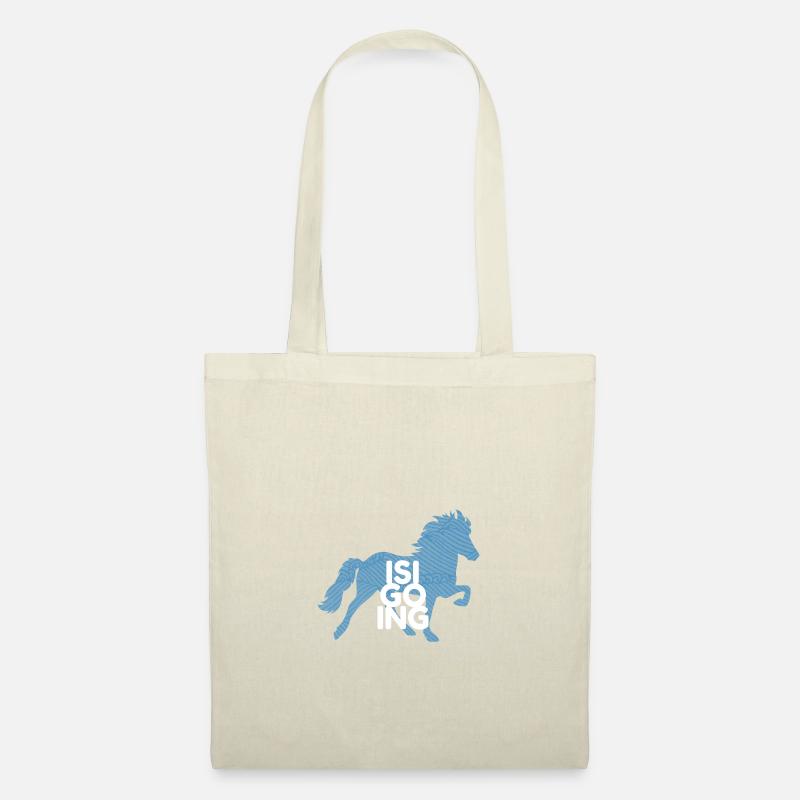 Islandpferd Reiten Isländer easy Going Spruch - Stoffbeutel - Natur