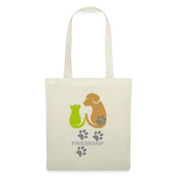 Amitié - Sac en tissu - nature - Devant