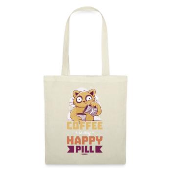 Café Espresso Capuccino Office Fun Cadeau - Sac en tissu - nature - Devant