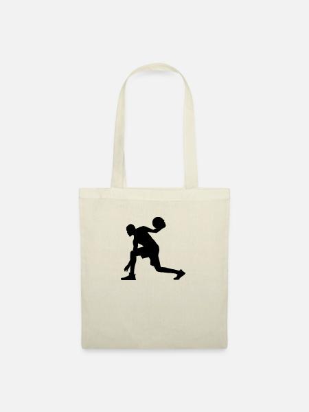 Basketball / Basketballer - Stoffbeutel - Natur