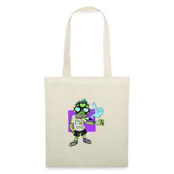 Cooler Zombie - Stoffbeutel - Natur - Vorne