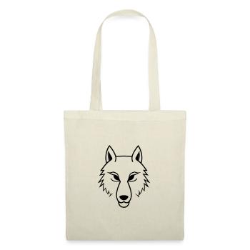 Loup - Sac en tissu - nature - Devant