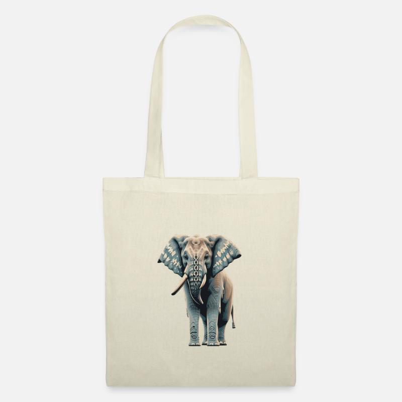 blue elefant - Stoffbeutel - Natur