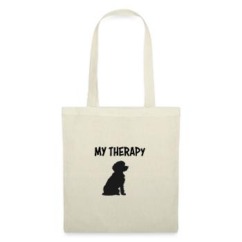 My Therapy - Hunde - Stoffbeutel - Natur - Vorne