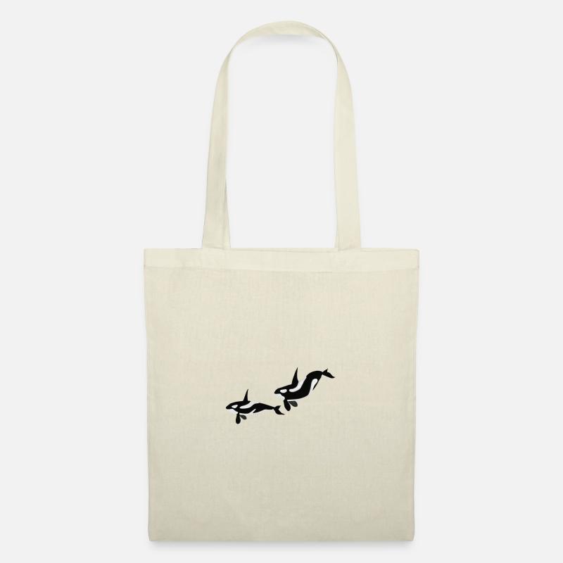 Orcas - Stoffbeutel - Natur