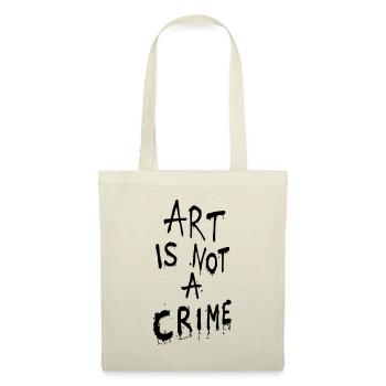 Art is not a crime - Stoffbeutel - Natur - Vorne