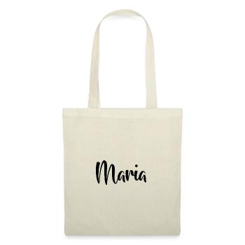 Name - Maria - Stoffbeutel - Natur - Vorne