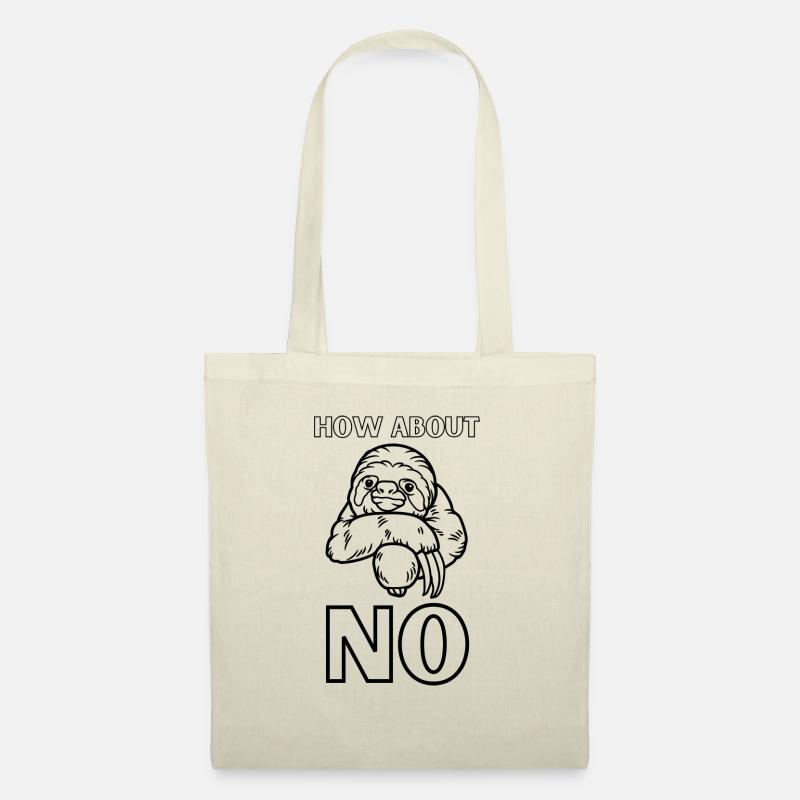 How About No - Stoffbeutel - Natur