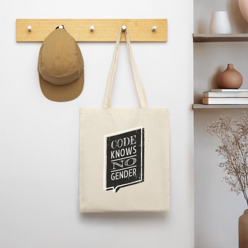 cadeau père c sharp programmation blagues idée présente Sac en tissu