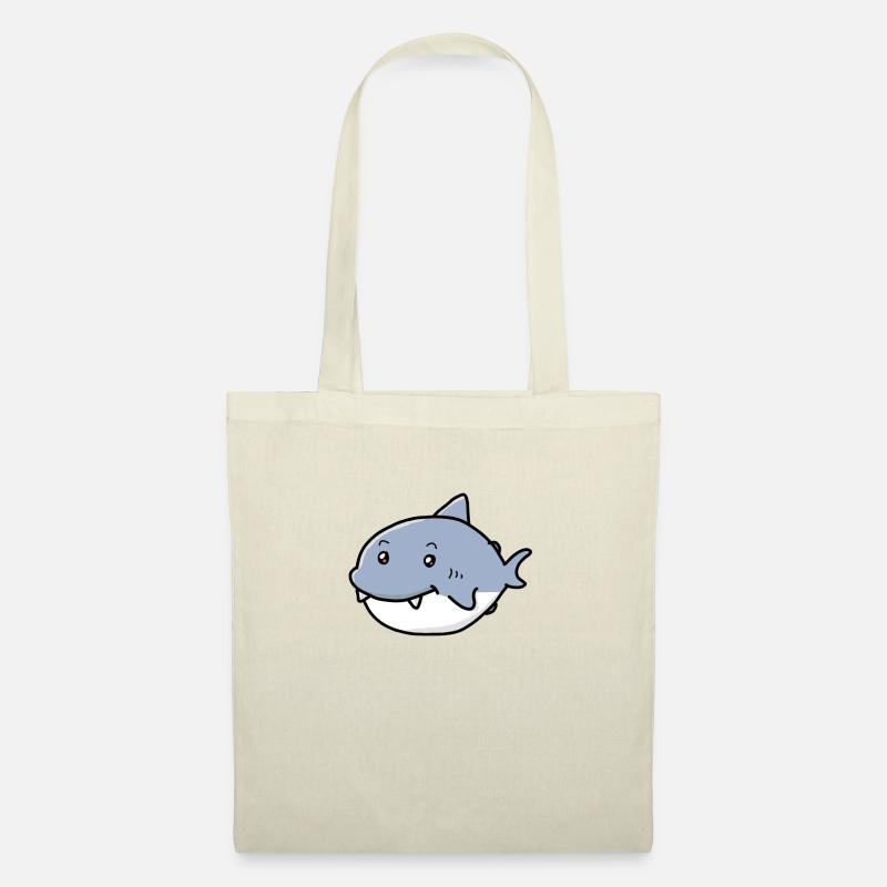 Cute Shark - Stoffbeutel - Natur