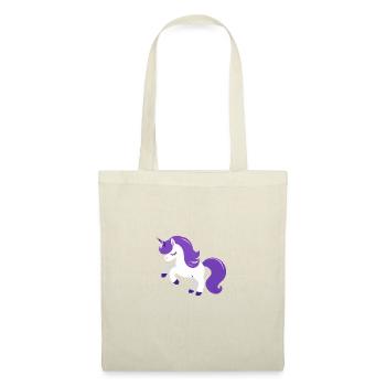 Conte de fées Licorne violette Cheval Star Fantasy Poney - Sac en tissu - nature - Devant