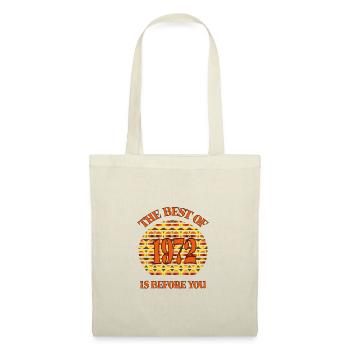 Year of birth 1972 Vintage Retro, birth, birthday - Tote Bag - nature - Front