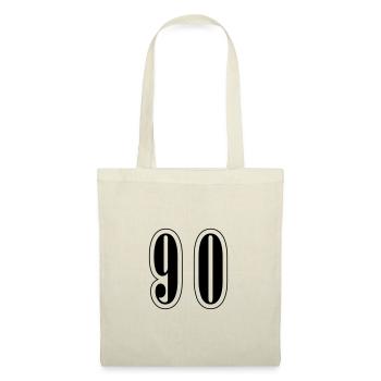 Symbole numérique 90 - Sac en tissu - nature - Devant