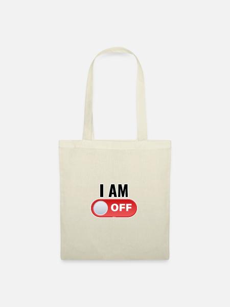 I AM OFF - Stoffbeutel - Natur