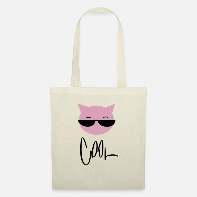 Cool Cat - Stoffbeutel - Natur