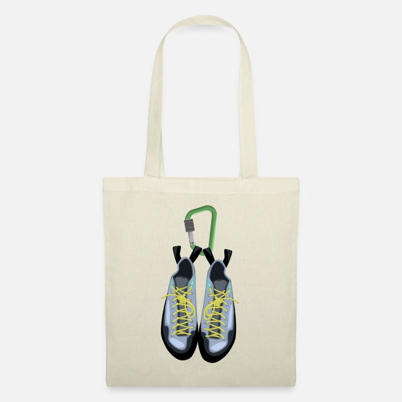 Kletterschuhe - Grau - Stoffbeutel - Natur
