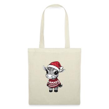 Zebra Christmas Comic - Tote Bag - nature - Front